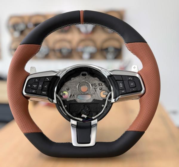 Lenkrad neu beziehen passend für Jaguar F-Type, Design A660